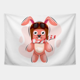 cute rabbit mascot Tapestry