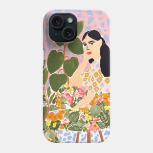 Floral Lady Phone Case