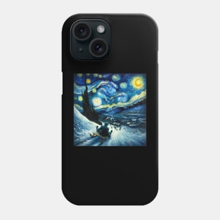 Ice Sledding - Winter Dog Sports Phone Case