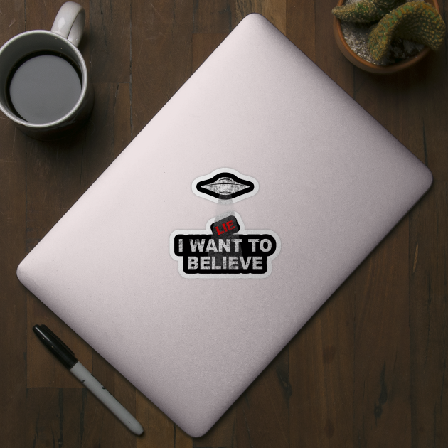Unidentified Flying Object - X Files - Sticker