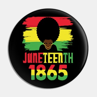 Juneteenth 1865 black Women Juneteenth Pin