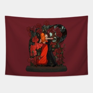 Dancing with Orchids Tapestry