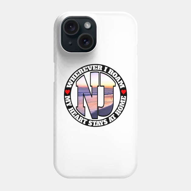 Heart Stays Home - New Jersey Phone Case by DonDota