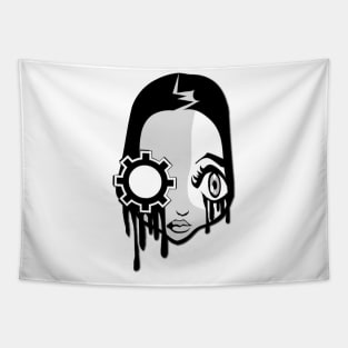 Delta Rose black tears Tapestry