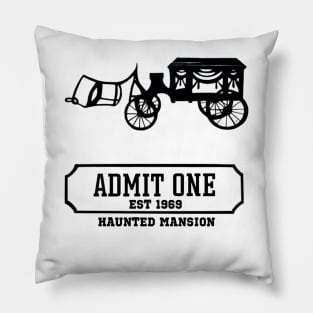 Haunted Stagecoach Pillow