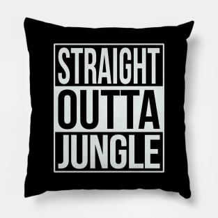 Straight Outta Jungle Pillow