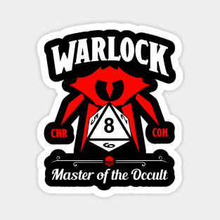 D&D Character Class Warlock Magnet