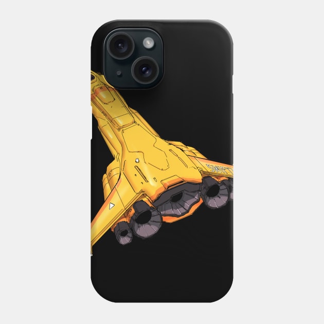 Spaceship Phone Case by banditotees