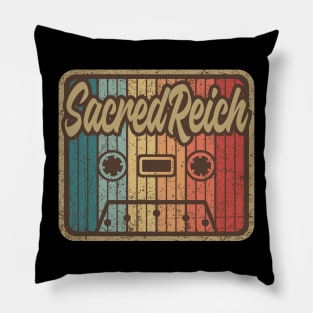 Sacred Reich Vintage Cassette Pillow