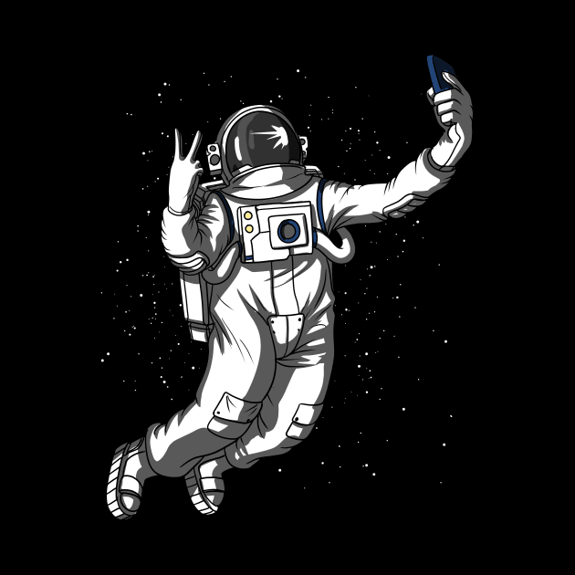 Space Astronaut Selfie by underheaven