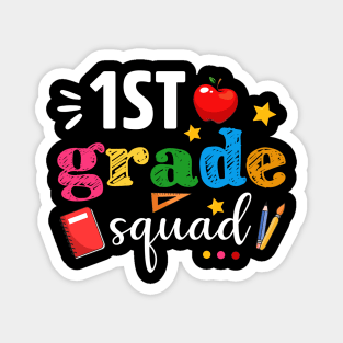1st First Grade Squad Student Teacher Back To School Gift Magnet