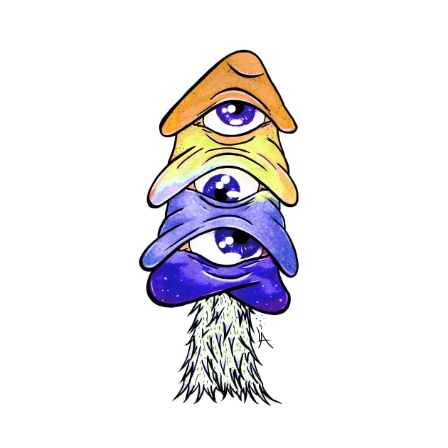 Third eye mushroom by Lisastle