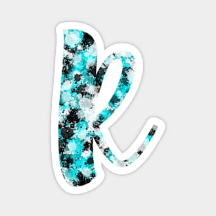 Paint Splash Letter R Magnet