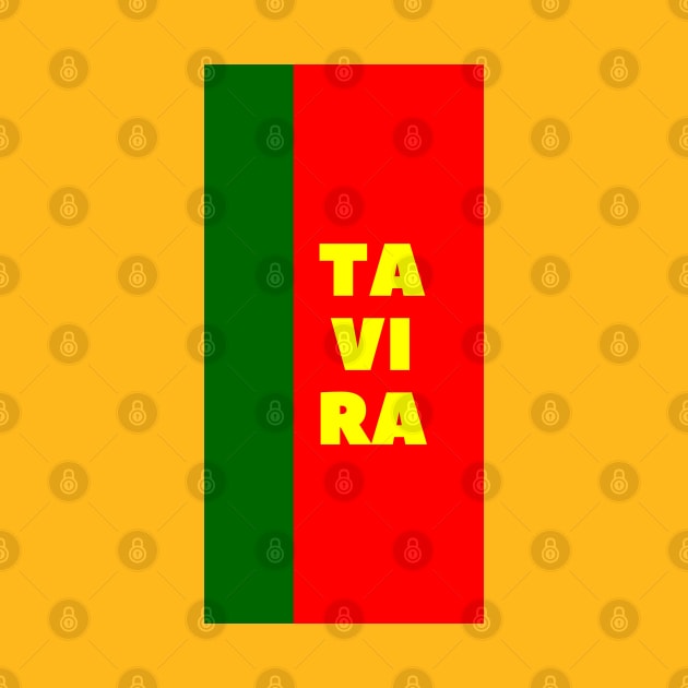 Tavira in Portuguese Flag Colors Vertical by aybe7elf