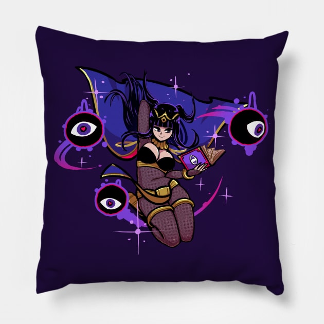 goth girlfriend Pillow by akairiot