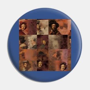 Rembrandt Paintings Mashup Pin