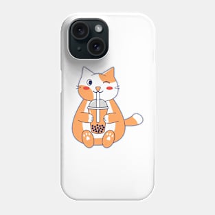 orange cat Phone Case