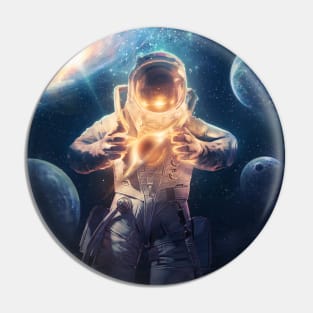 The cosmic astronaut. Pin