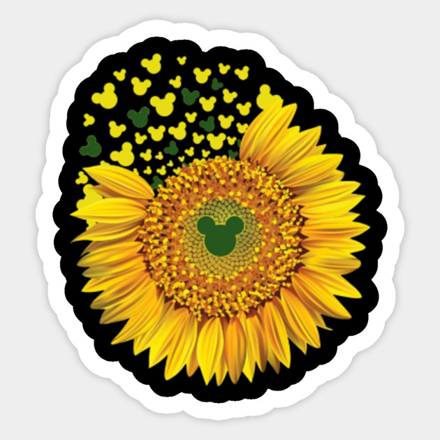 Download sunflower mickey mouse - Sunflower Lover Gift - Sticker ...