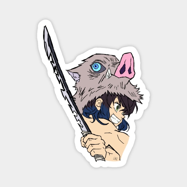 Inosuke Hashibira- Kimetsu no yaiba fanart - Inosuke Hashibira - Magnet ...