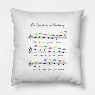 Umbrellas of Cherbourg cinema fan art music french new wave Catherine Deneuve Jacques Demy Pillow