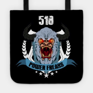 518 power freaks - badge Tote