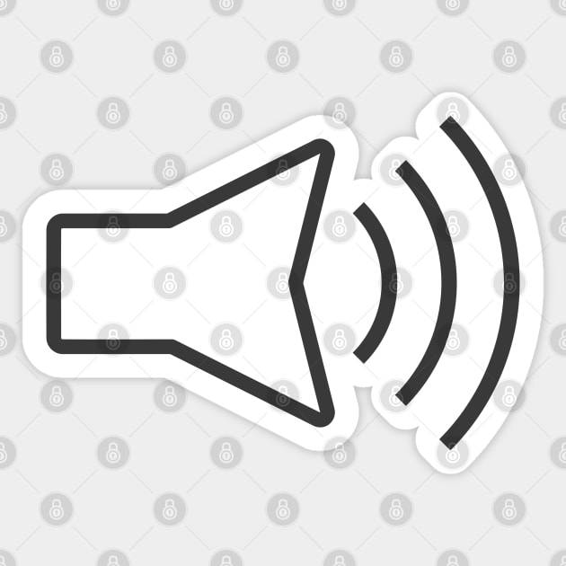 Volume Control - Volume - Sticker | TeePublic