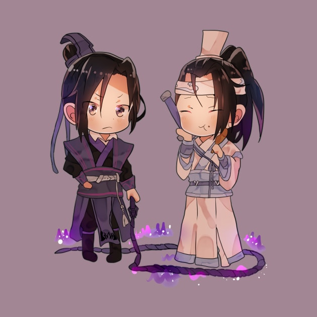 Lan Jingyi and Jiang Cheng by tegamiworks