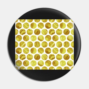 Golden dots Pin