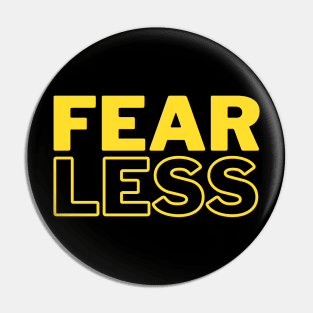 FEAR LESS Mello Yellow Mode Pin