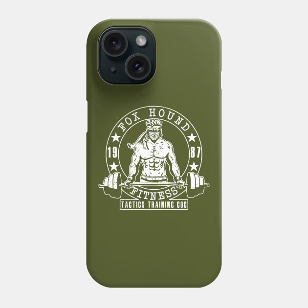 Fox Hound Fitness - b&w Phone Case by CCDesign