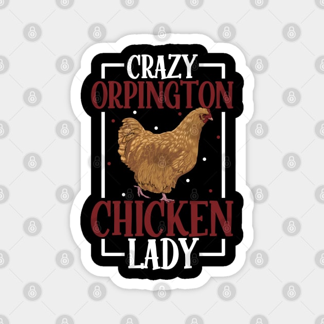 I love my Orpington Chicken - Cluck Yeah Magnet by Modern Medieval Design