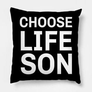 Rush - Choose Lifeson - Wham Style - White Text Pillow