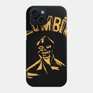 Zombie horror art vintage Phone Case