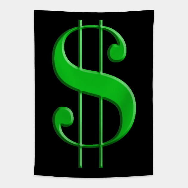 Dollars Tapestry by Wickedcartoons