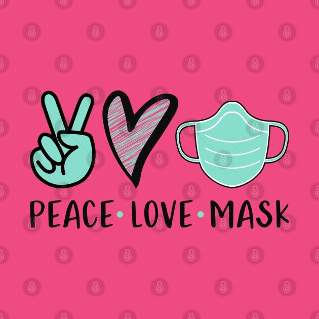 Peace Love Mask by trendybestgift