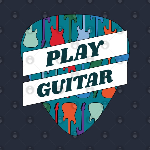 Play Guitar Guitar Pick by nightsworthy