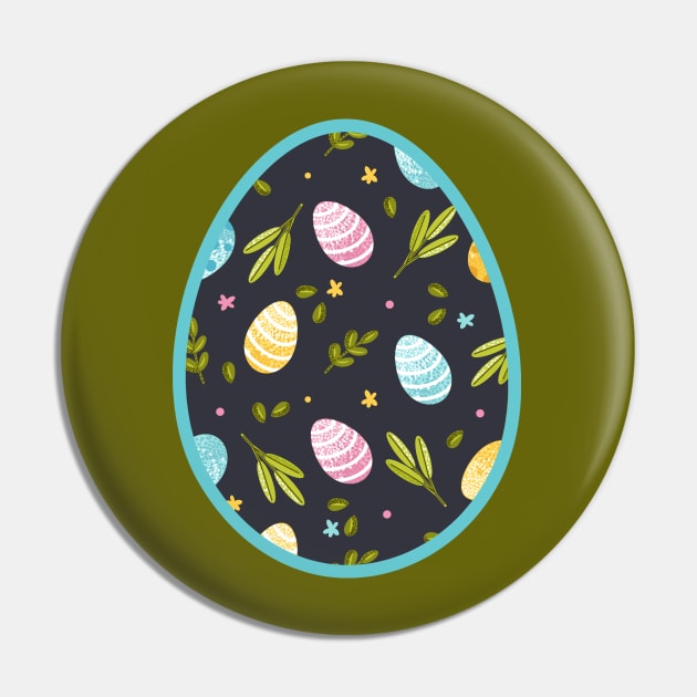 Cottage Core  Easter Egg Pin by nancy.hajjar@yahoo.com