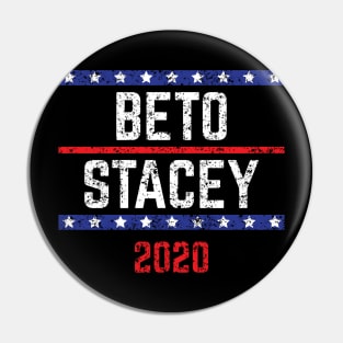 Beto O'Rourke and Stacey Abrams on the one ticket? Dare to dream. Presidential race 2020 Distressed text Pin