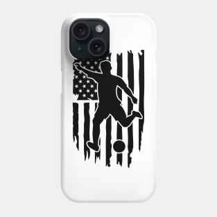 American Flag Soccer Shirt Phone Case