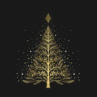 Christmas Night Tree - Glowing T-Shirt