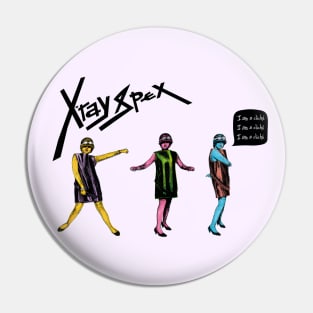 Poly Styrene / X-Ray Spex Pin