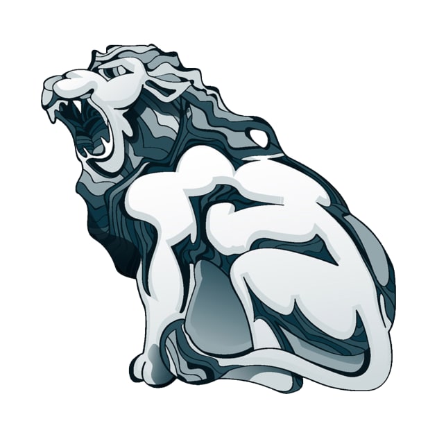 Lion design by Anton Sever