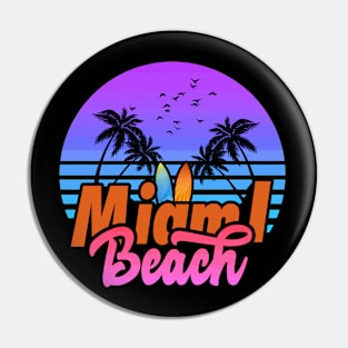 Miami beach florida sunset Pin