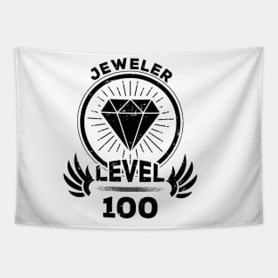 Level 100 Jeweller Gift For Jeweller Tapestry