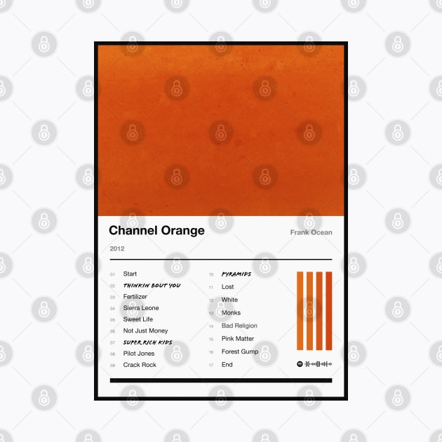 Channel Orange Tracklist by fantanamobay@gmail.com