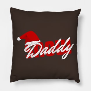 Snow Daddy with Xmas Hat Pillow