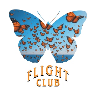 Monarch Butterflies Flight Club T-Shirt