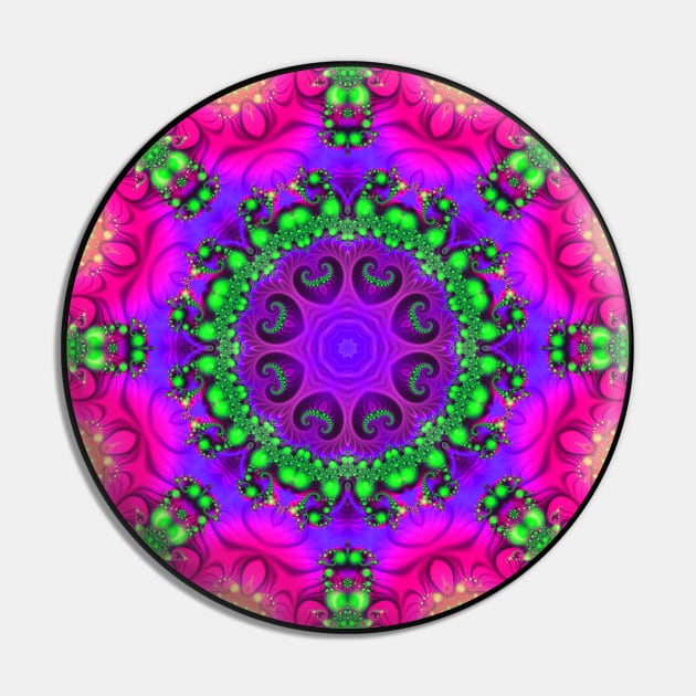 Mandala Magic - Kaleidoscopic Fractal 2.10.2024 B Pin by Mandala Magic