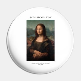 Mona Lisa Poster by Leonardo Da Vinci Pin